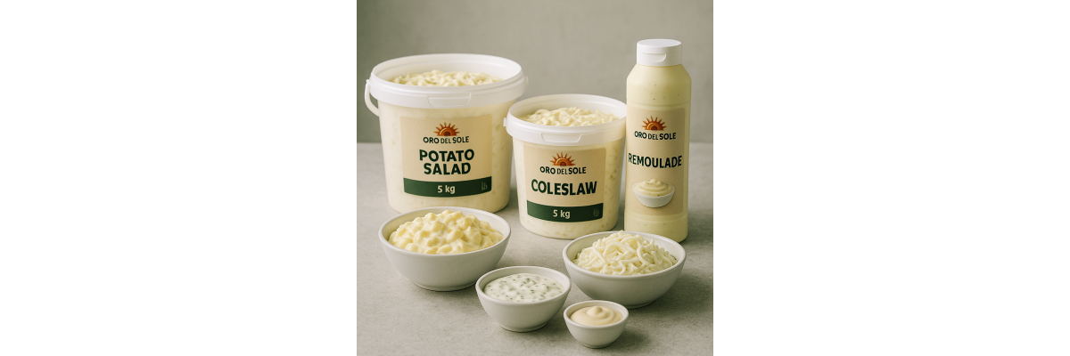 Servierfertige Salate &amp; kalte Saucen für...