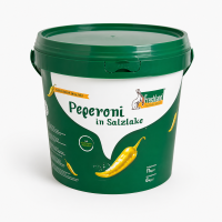 Freshland grüne Peperoni in Salzlake 6kg ATG im 12L...