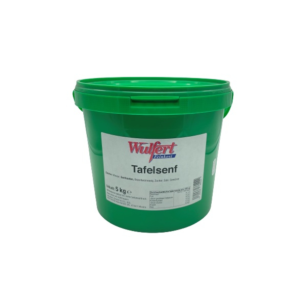 Senf "Wulfert" 5kg/Eimer