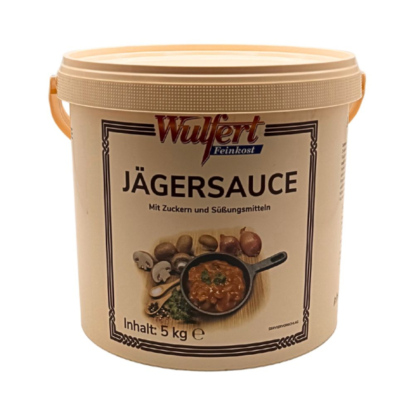 Jägerschnitzelsauce "Wulfert" 5kg/Eimer