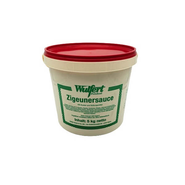Paprikasauce "Wulfert" 5kg/Eimer