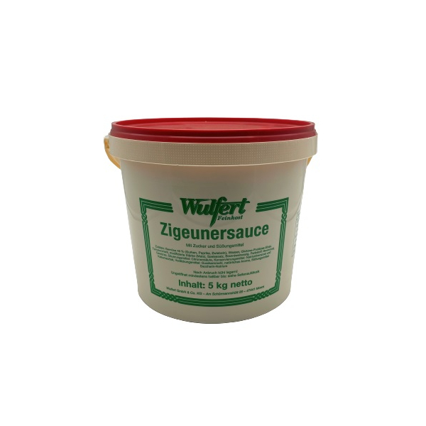 Paprikasauce "Wulfert" 10kg/Eimer