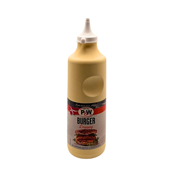 Burger Dressing "P&W" 6x900g/Krt., Fl.