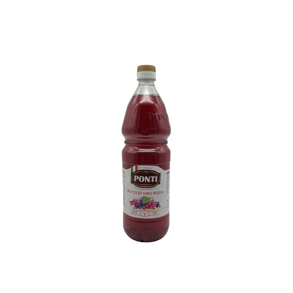 Weinessig rot "Ponti" 12x1l/Krt.,Fl.