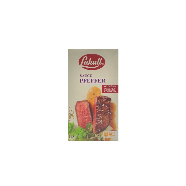 Pfeffer Sauce "Lukull" 6x1l/Krt., Pck.