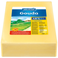 Gouda "Milram" 48% Fett, ca. 15 kg/Block