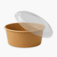 Kraft Salatschale TARO Cup braun 500/750ml - 50St./Pck. -...