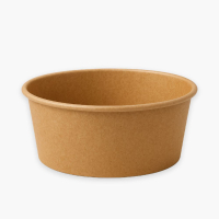 Kraft-Salatschale TARO Cup braun 1000/1300 ml – 50...