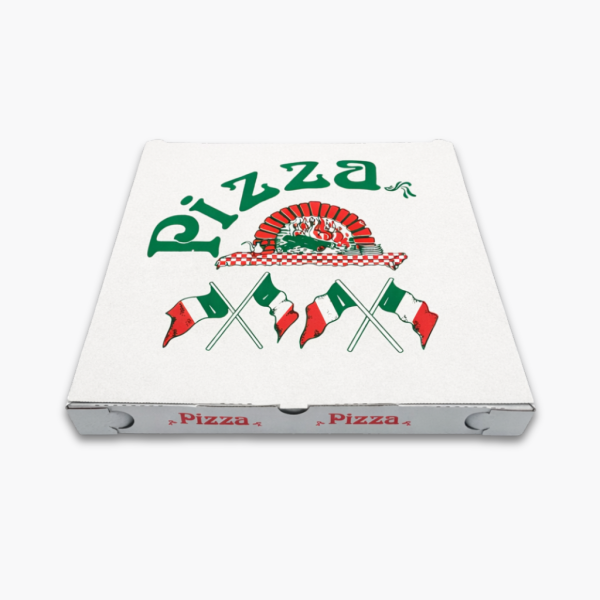 Pizzakarton/Pizzabox C-Modell 3cm Höhe 200 St./Pck - Größe wählbar