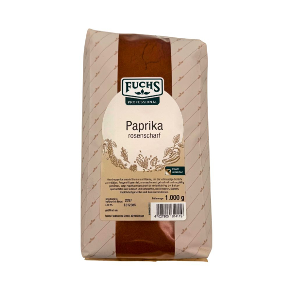 Paprika rosenscharf "Fuchs" 1kg/Pck.