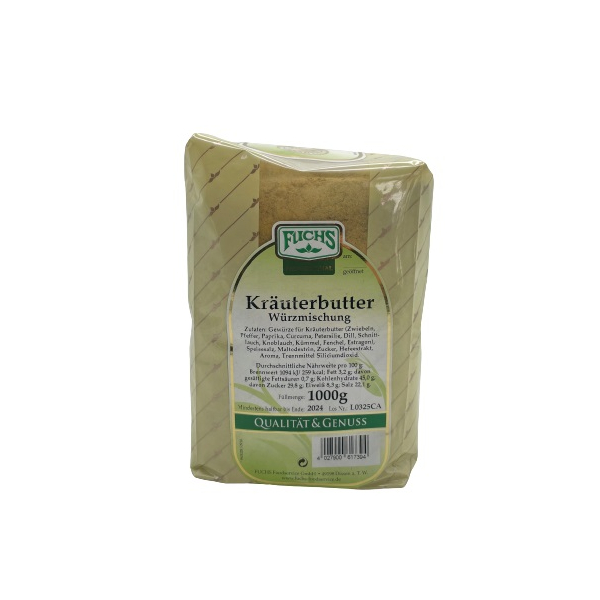Kräuterbutter-Würzmischung "Fuchs", 1kg/Pck.