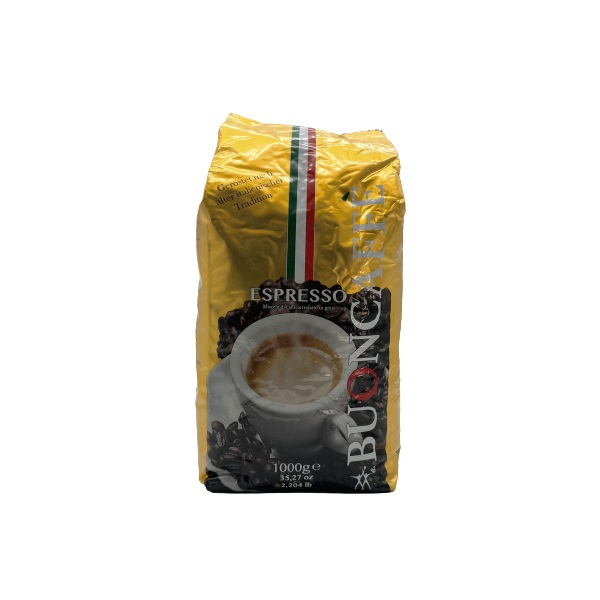 Caffe Espresso "Buoncaffe" schwarz-gold 6x1kg/Krt., Pck.