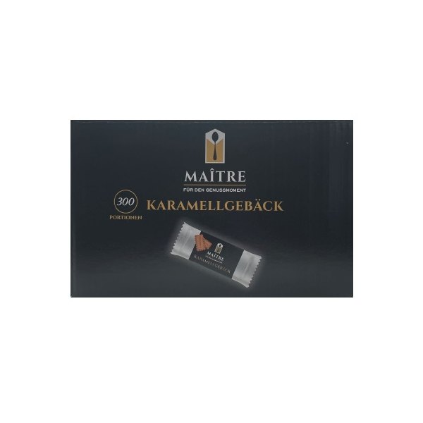 Karamell-Gebäck "Maitre", 300x6g/Krt.