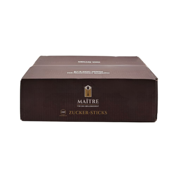 Feinzucker-Sticks "Maitre", 1000x4g/Krt.
