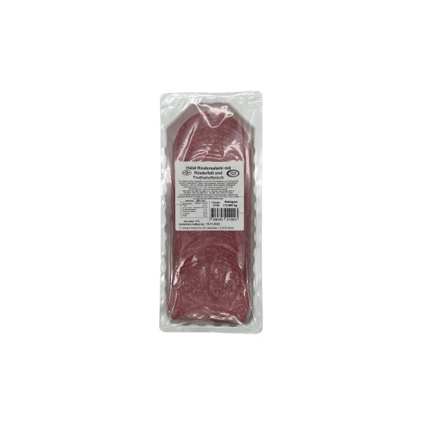 Salami Rind geschnitt. MGS, 6x500g/Krt., Pck.