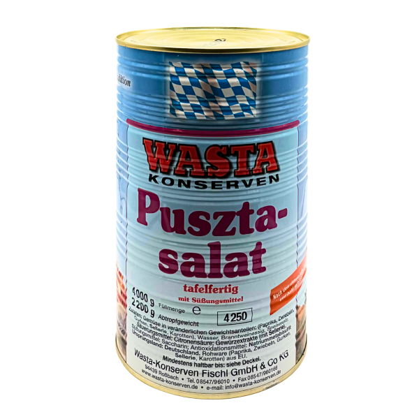 Puszta-Salat "Wasta" 4250ml, Dose