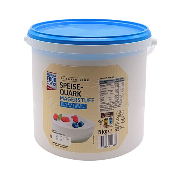 Speisequark Magerstufe 0,3% Fett, 5kg/Eimer