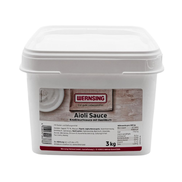 Aioli "Wernsing" 3kg/Eimer