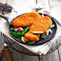 Puten-Form-Schnitzel "Sprehe" TK, 200g/St., 3kg/Krt.
