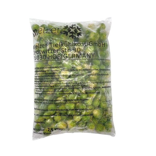 Rosenkohl 20/30 "Melzer" TK, 4x2,5kg/Krt.,Btl
