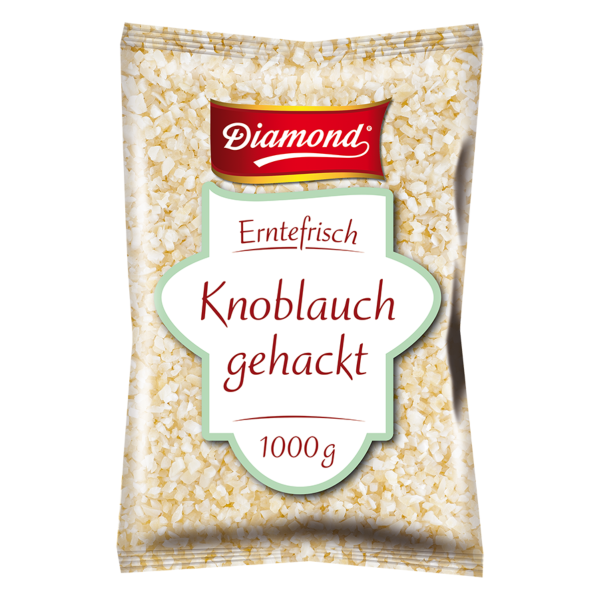 Knoblauch gehackt "Diamond" China TK, 10x1kg/Krt., Btl.