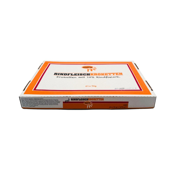 Rindfleischkrokette "Mora" 10% Rindfl. TK, 21x70g/Krt.