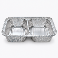 Aluschale M8G 2-geteilt tief 22,7x17,7x3,8cm 100St./Pck.