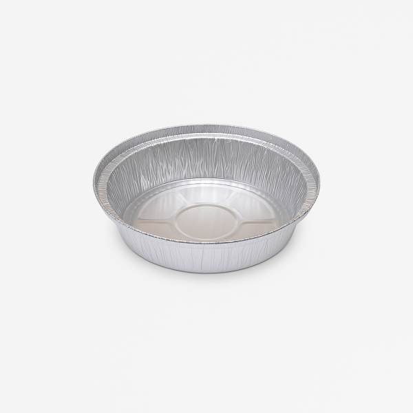 Aluschale C533L rund 710 ml (Ø 184×37 mm) – lebensmittelecht, ofenfest bis +350 °C