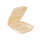 Dinnerbox 2-geteilt groß beige XPS (285×220×75 mm) – Iso-Klappbox Einweg (50 St./Pck.)