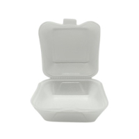 Hamburger-Box weiß PS (125×125×70 mm)...