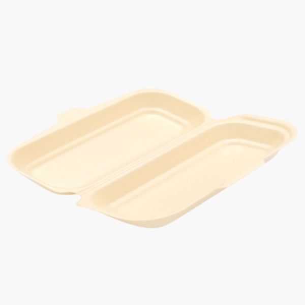 Hot-Dog-Box XPS beige – Iso-Klappbox Einweg (125 St./Pck.)