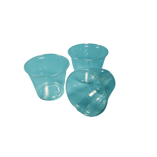 Smoothie Becher RPET 260 ml transparent Ø95 mm – Einweg (50 St./Pck.)
