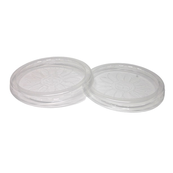 Deckel PP für Iso-Container airpac transparent Ø120 mm – Mehrweg (25 St./Pck.)
