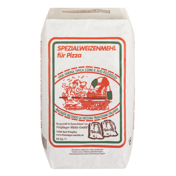 Mehl-PizzaTyp 00 Frießinger, 72x10kg/Plt., Sack