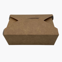 Bio Lunchbox 450ml, 140x100x50 mm, 50Stück/Packung