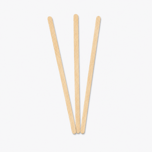 Holz-Rührstäbchen 17 cm BIO braun (1000 St./Pck.)